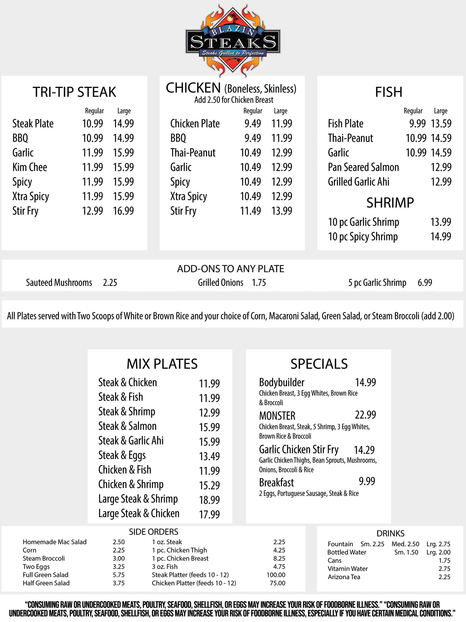 Takeout Menu Splatterz in Westwood Los Angeles